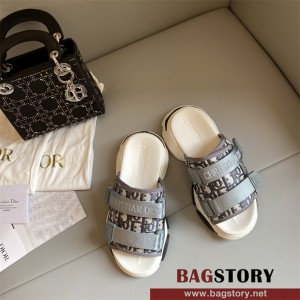 디올 DIOR 힐 샌들 슬리퍼