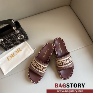디올 DIOR 힐 샌들 슬리퍼