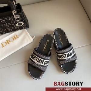 디올 DIOR 힐 샌들 슬리퍼