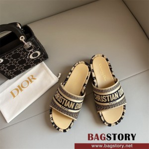 디올 DIOR 힐 샌들 슬리퍼