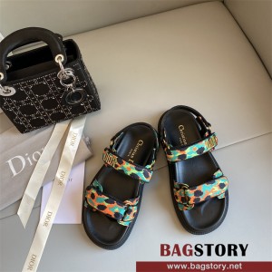 디올 DIOR 힐 샌들 슬리퍼