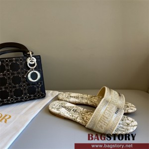 디올 DIOR 힐 샌들 슬리퍼