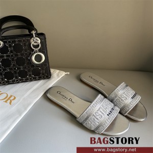 디올 DIOR 힐 샌들 슬리퍼