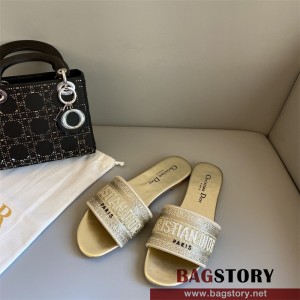 디올 DIOR 힐 샌들 슬리퍼