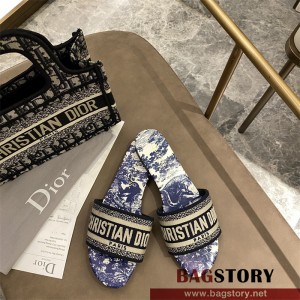 디올 DIOR 힐 샌들 슬리퍼