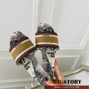 디올 DIOR 힐 샌들 슬리퍼