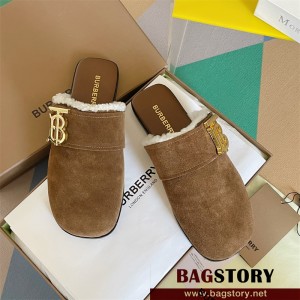 버버리 BURBERRY 힐 샌들 슬리퍼