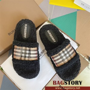 버버리 BURBERRY 힐 샌들 슬리퍼