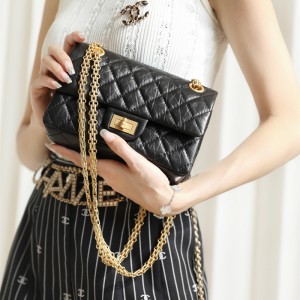 샤넬 CHANEL 빈티지 은장 금장 플랩백 20CM