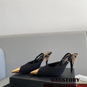 입생로랑 YSL 힐 샌들 슬리퍼