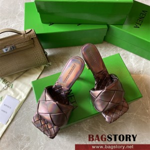 보테가베네타 BV 힐 샌들 슬리퍼