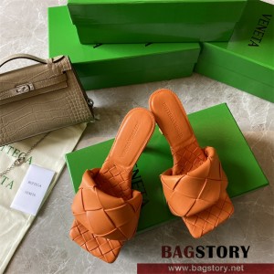 보테가베네타 BV 힐 샌들 슬리퍼