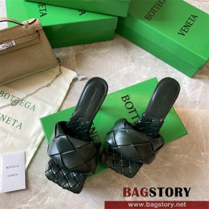 보테가베네타 BV 힐 샌들 슬리퍼