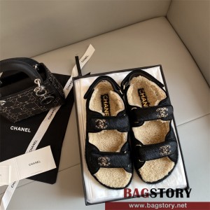 샤넬 CHANEL 힐 샌들 슬리퍼