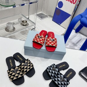 프라다 PRADA 힐 샌들 슬리퍼
