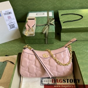 구찌 GUCCI  GG 마틀라세 레더 핸드백  735049