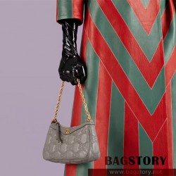 구찌 GUCCI GG 마틀라세 레더 핸드백 735049