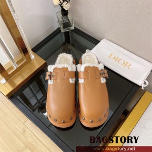 디올 DIOR 힐 샌들 슬리퍼