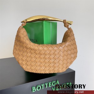 보테가베네타 BV 레더 탑 핸들 백