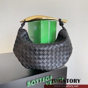 보테가베네타 BV 레더 탑 핸들 백