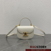 셀린느 CELINE 틴 베사체 트리옴페 샤이니 카프스킨 탑핸들백  101063