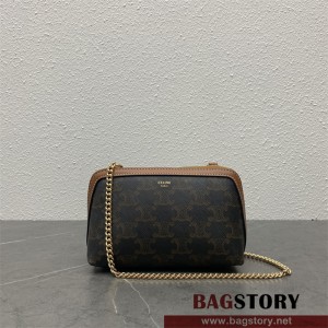 셀린트 지퍼 체인 크로스 숄더백 100382