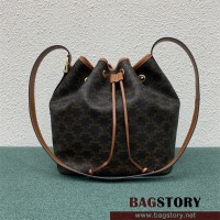 셀린느 여성 드로우스트링 트리오페 버킷백 미디엄 191392