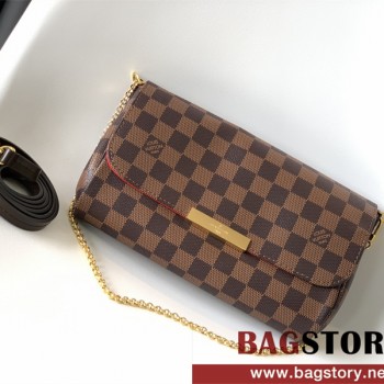 루이비통 Louis Vuitton 모노그램 페이보릿 MM 체인 크로스백 M40718