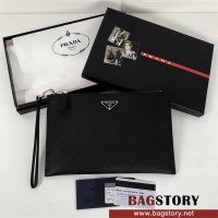 프라다 PRADA   빈티지 카프스킨 사피아노 클러치백2NG005