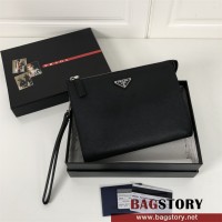 프라다 PRADA   빈티지 카프스킨 사피아노 클러치백 2NE009