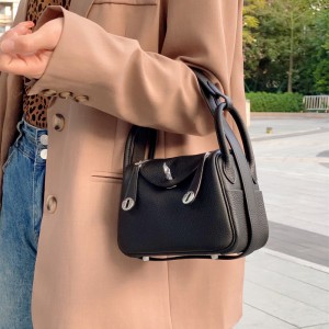 에르메스 HERMES 미니 린디 Mini Lindy Togo가죽 금장 은장