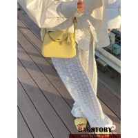 에르메스 HERMES 미니 린디 Mini Lindy Togo가죽 금장 은장