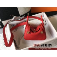 에르메스 HERMES 미니 린디 Mini Lindy Togo가죽 금장 은장