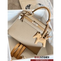 에르메스 HERMES 켈리백 25cm Kelly epsom가죽 금장 은장