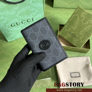 구찌 GUCCI 인터로킹 GG 카드 케이스  카드지갑 722601