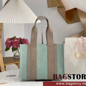 끌로에 Chloe 37cm 우디 토트백 미디움