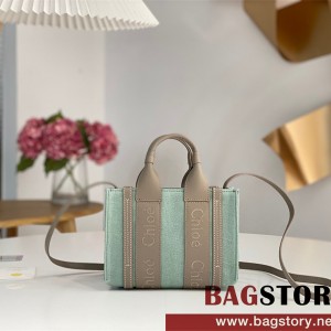 끌로에 Chloe 20cm 우디 스트랩 토트백 미니