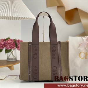 끌로에 Chloe 37cm 우디 토트백 미디움