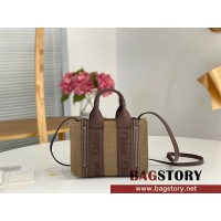 끌로에 Chloe 20cm 우디 스트랩 토트백 미니
