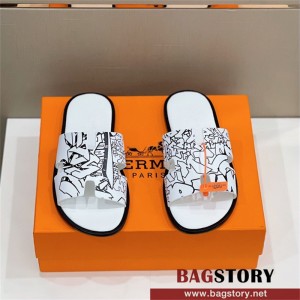 에르메스 HERMES 힐 샌들 슬리퍼