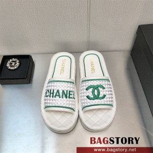 샤넬 CHANEL 힐 샌들 슬리퍼