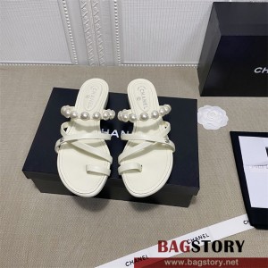 샤넬 CHANEL 힐 샌들 슬리퍼