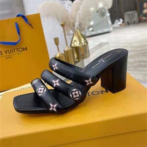 루이비통 LV 힐 샌들 슬리퍼