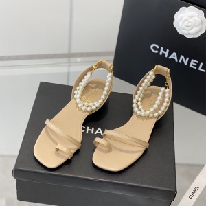 샤넬 CHANEL 힐 샌들 슬리퍼