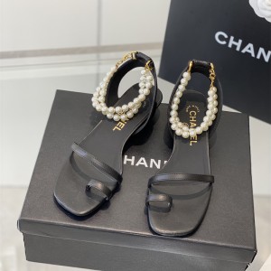 샤넬 CHANEL 힐 샌들 슬리퍼