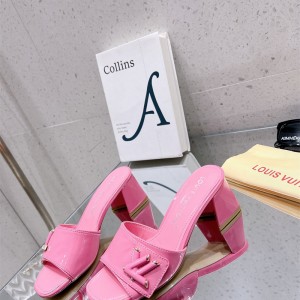 루이비통 LV 힐 샌들 슬리퍼 5.5cm