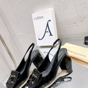 루이비통 LV 힐 샌들 슬리퍼 5.5cm