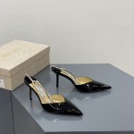 지미추 JimmyChoo 힐 샌들 슬리퍼 8.5cm