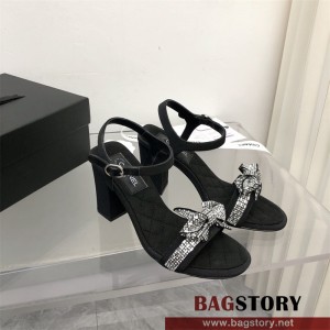 샤넬 CHANEL 힐 샌들 슬리퍼