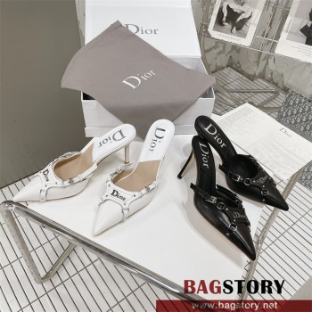 디올 DIOR 힐 샌들 슬리퍼 8.5cm